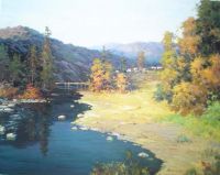 Sell Cerulean Lake Oil Painting