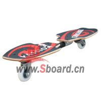 Sell 2 Wheels Rocking Skate board with maple deck(Snake board) WZSB012