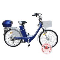 Sell Steel Frame Electric Bicycle with Rear Storage Box WZEB1835
