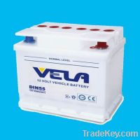 Sell dry charged auto battery-DIN55