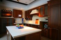 Sell kitchen furniture, wooden kitchen cabinet, solid wood cabinet