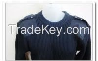 Military Navy Pullover