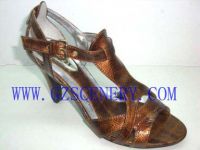 DY817-2 lady pu  high heel sandal