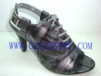 DY817-3 lady pu  high heel sandal