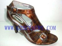DY817-5 lady pu  high heel sandal