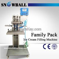 1L- 5L Family Pack Ice Cream Filling Machine