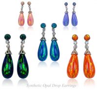 Sell Synthetic Opal Jewelry- Earrings