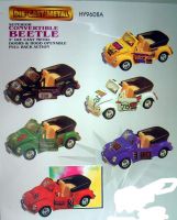 die cast ragtop beetle car