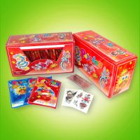 Sell popping candy with tattoo paper