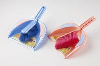 cleaning brush, dustpan with brush