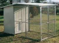 hot dipped galvanized dog kennel