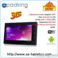 Wholesale 7" Built In 3G Android Tablet pc