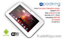 Wholesale A13 1.0GHz 7inch tablet pc