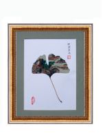 Sell Painting on Leaves (100%***** PRINT.HANDICRAFT)-The Stream