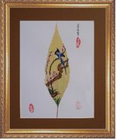Sell Painting on Leaves (Oriental .)-AN-006