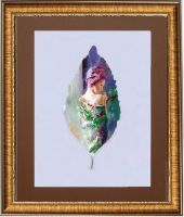 Sell Painting on leaves (Reproduction)artworks, handmade--FY-002