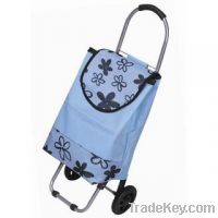 600D oxford with PVC coating rolling trolley