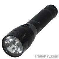 2D-CELL KRYPTON/6-LED twin-task flashlight torch, anodized black
