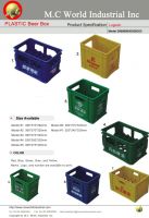 plastic beer crate various sizes