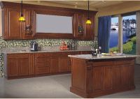 Sell American red oak kitchen cabinets