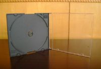 Sell 5.2mm single clear slim CD jewel Case with black tray