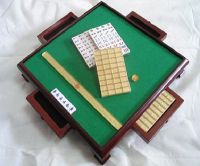 Sell  Mahjong set(w/velour table)