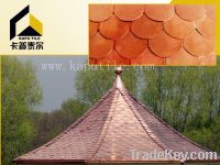 Sell fish scale copper roofing tile