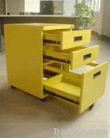Sell used pedestal drawer cabinet in yellow