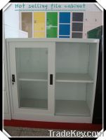 Sell low glass door steel cabinet