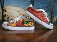 Sell hand painted art canvas shoes