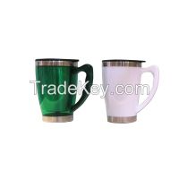 12oz wholesale coffee mug with cover