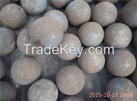 Forged grinding ball, dia40mm, 60MN and 75MNCR material