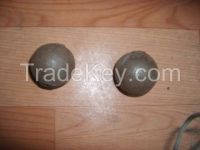 60mn material forged grinding ball dia70mm