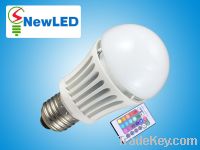 Sell LED BULB  RGB A60 -- Base:E27/E26/22