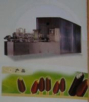 Ice cream lolly cone freezing tunnel filling packing machine production manufacturing line plant