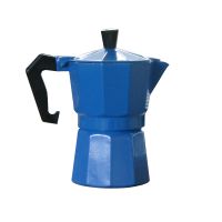 Sell aluminum coffee maker- blue