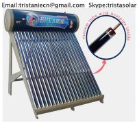 Direct plug heat pipe solar water heater