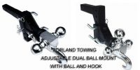 Sell Adjustable Dual Ball Mount with Tow Hook
