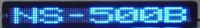 12 Char. 2.1" Tall Digit - Blue LED Scrolling Sign