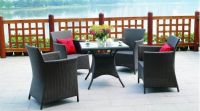 Sell outdoor furniture, rattan furniture, dining set N203