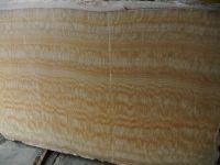 Sell onyx yellow slabs and tile and sinks
