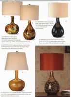 color glass table lamps