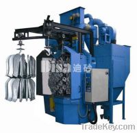 Hanger type shot blasting machine