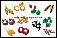 Sell exclusive wooden earrings
