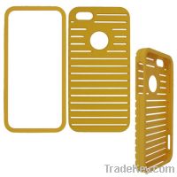 Sell Rubberized Protector Case, Yellow for iphone 5