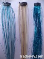 sparking light-up synthetic fiber hair extensions