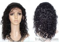 Sell full lace human hair wig synthetic wigs