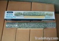 Sell granite rolling pin with wooden tray