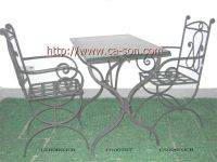 sell wrought iron furniture, table & chairs
