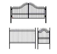 Sell rod iron gates, rod iron fence, iron swing gates, garden gate